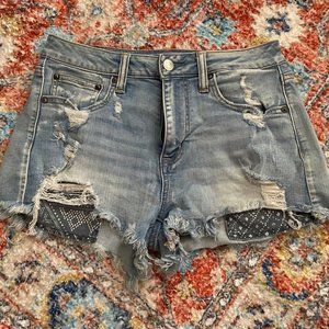 AE VINTAGE HI-RISE FESTIVAL SHORT W/ BLUE POCKET